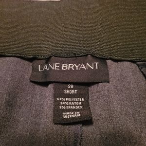 Lane Bryant 28 S slate gray wide leg pants